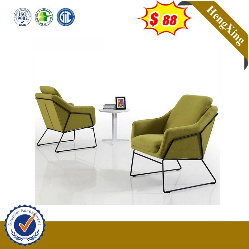 Chino moderno de madera Livingroom Muebles de cuero clásico PU tejido cómodo Sofá-silla de descanso