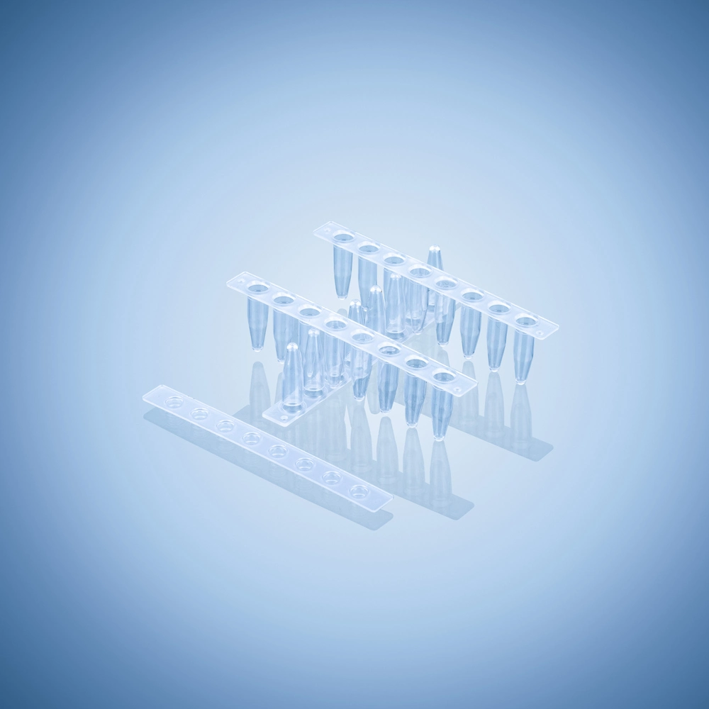 0,1ml 0,2ml tubos de PCR estériles de pared fina para uso en laboratorio