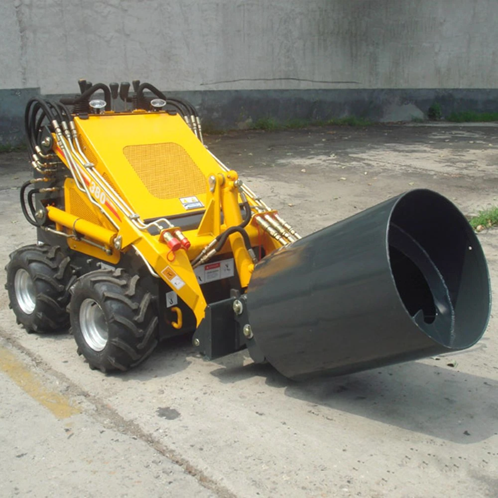 Various Accessories Mini Skid Steer Loader with 4 in 1 Bucket