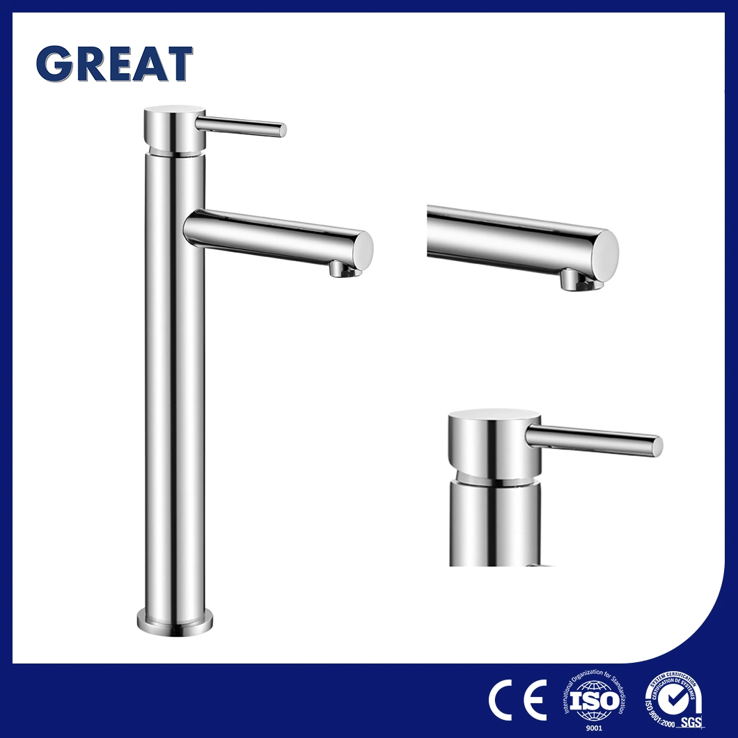 Great Bathroom Water Faucet Suppliers OEM Customized 3 Hole Sink Faucet Gl32111A321 Single Lever Basin Faucet China Tall Vessel Sink Gold Sink Taps