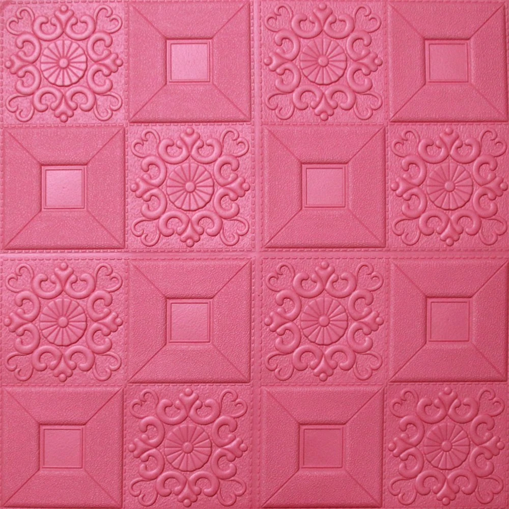 3D pegatinas de pared de espuma de PE XPE 3D Brick Wallpaper Peel Hojas de pared autoadhesivas para revestimiento de pared interior