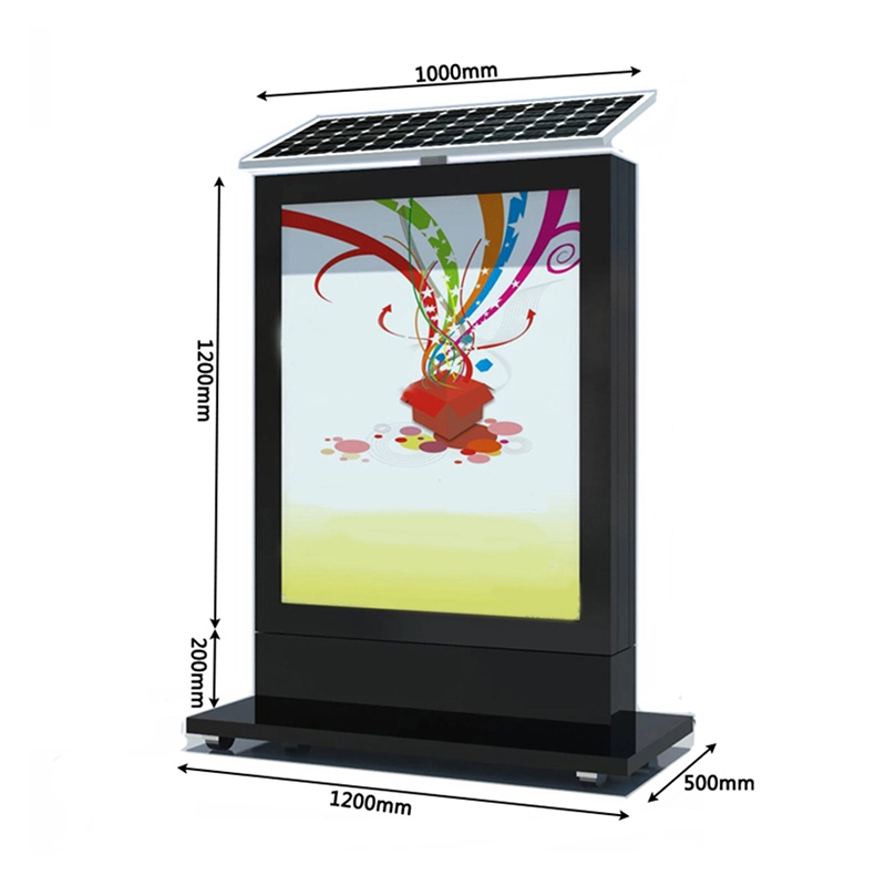 Wall-Mounted/Floor-Standing Advertising Display Scrolling Light Box Advertising Billboard