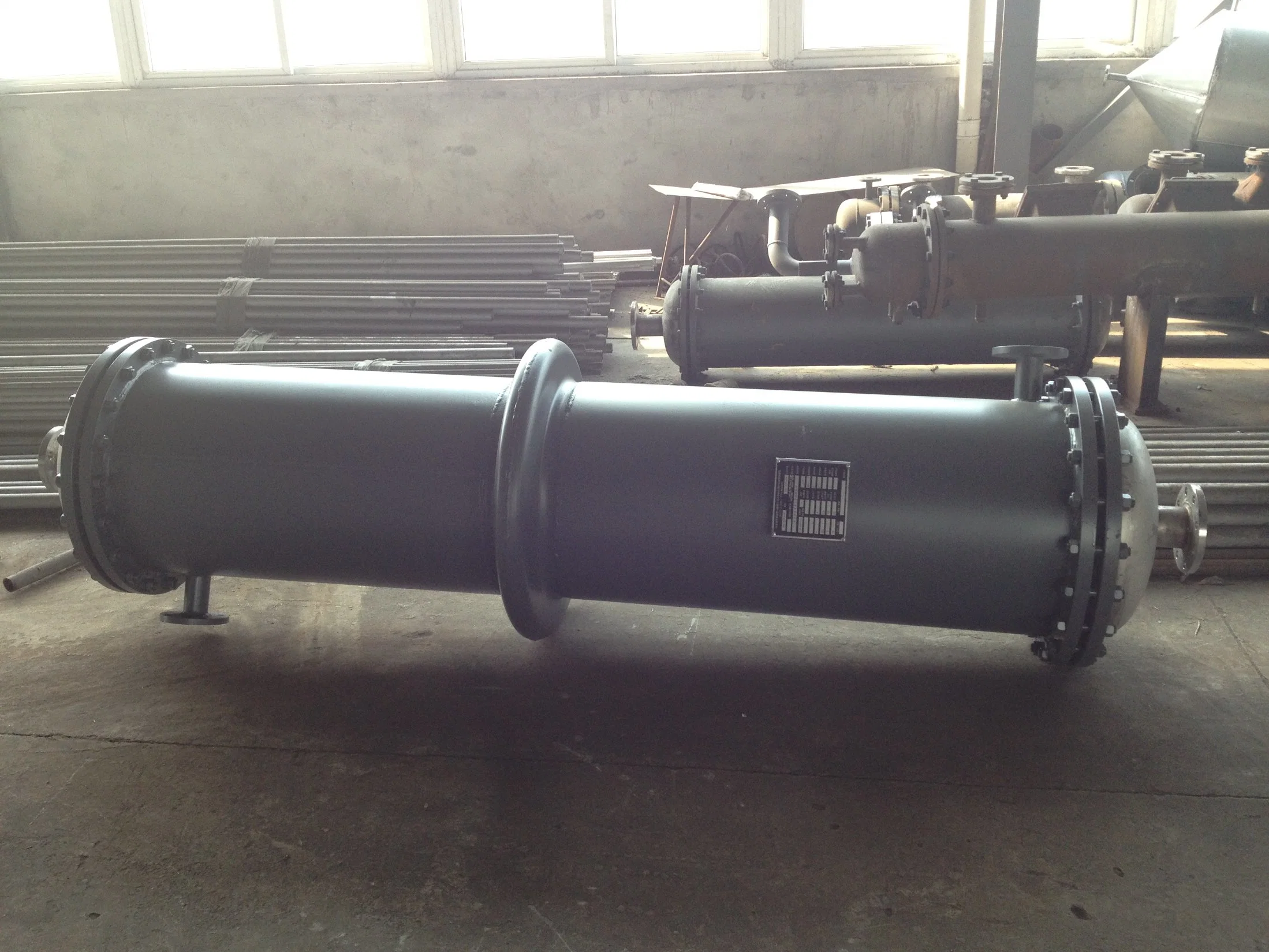 Ammonia Discharge Evaporator Heat Exchanger Pressure Vessel ASME ISO