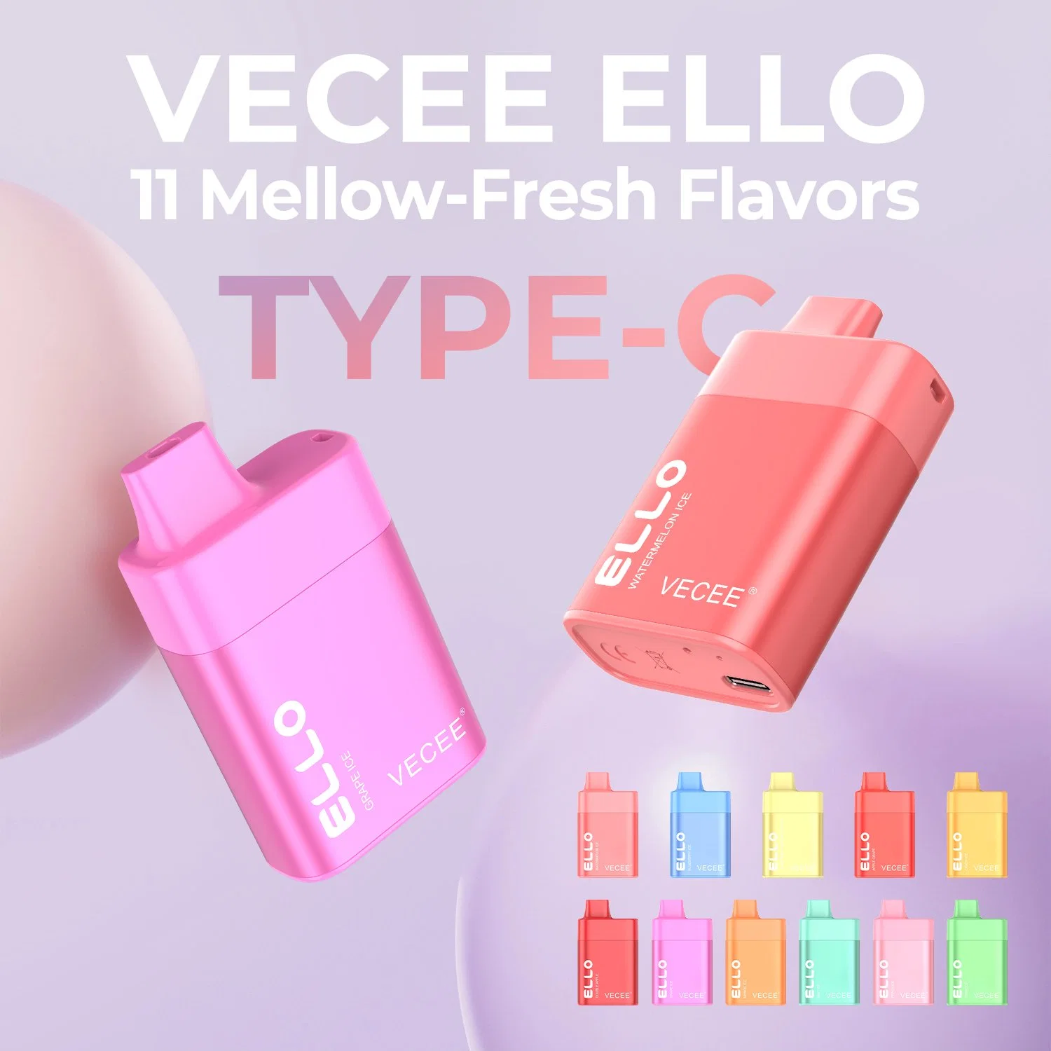 Cartón de alta calidad desechable Vecee 73*45*24mm Shenzhen E Vapes electrónico Venta al por mayor de cigarrillos