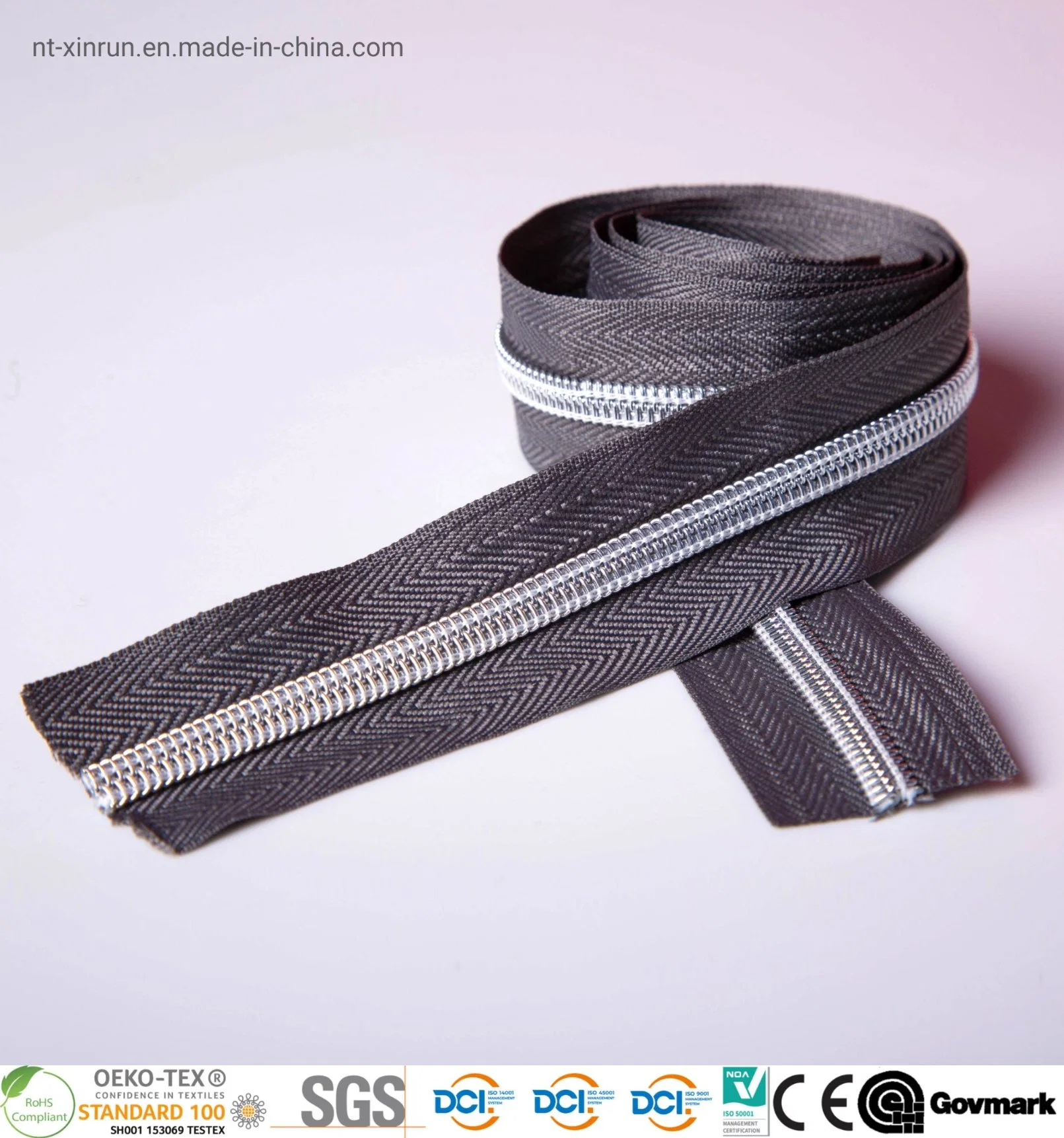 Non-Lock Nylon Zipper for Bags