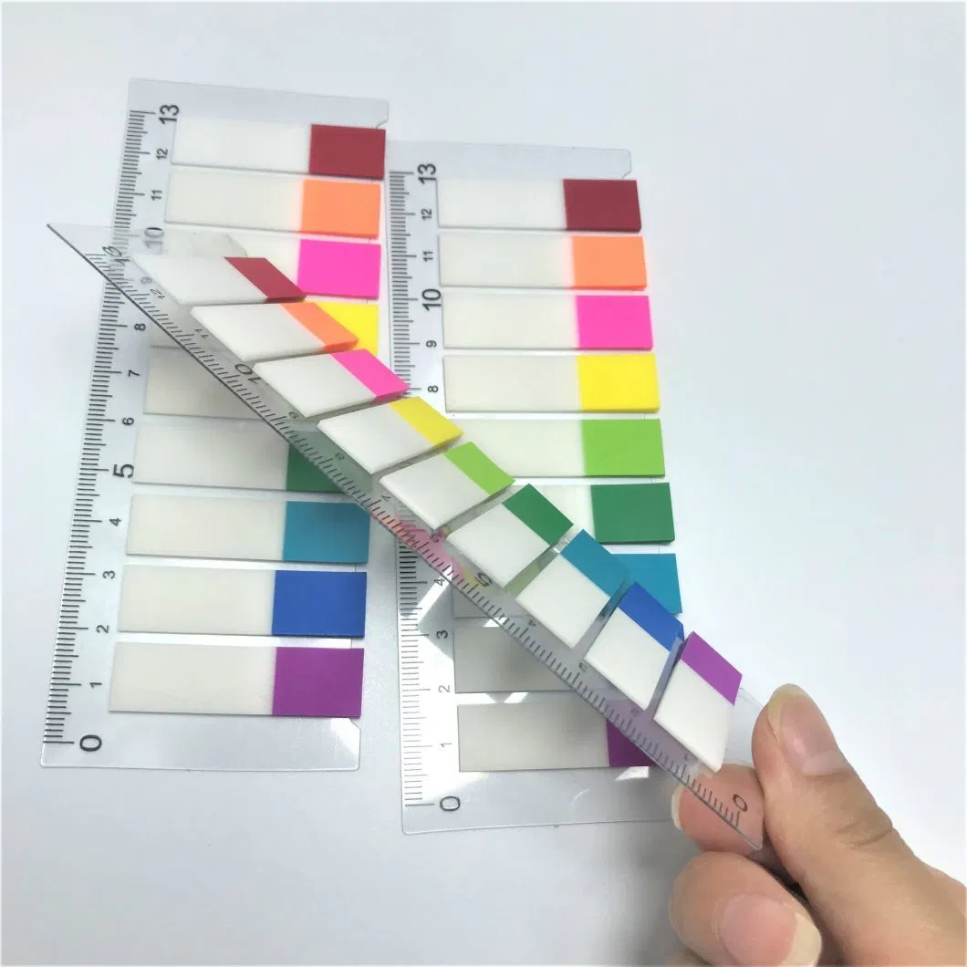 Morandi Pet Index Color Sticker Tear Students Transparent Tabs Book Label Sticky Notes for Custom Page Markers, Memo Pad