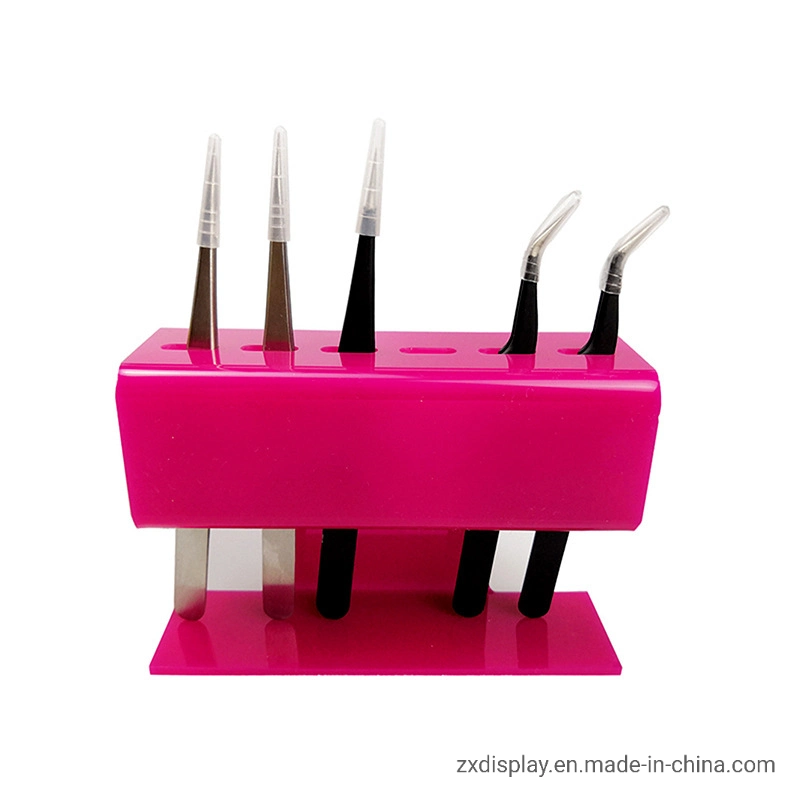 Custom Non-Toxic Acrylic Dental Tweezers Holder Perspex Forceps Stand