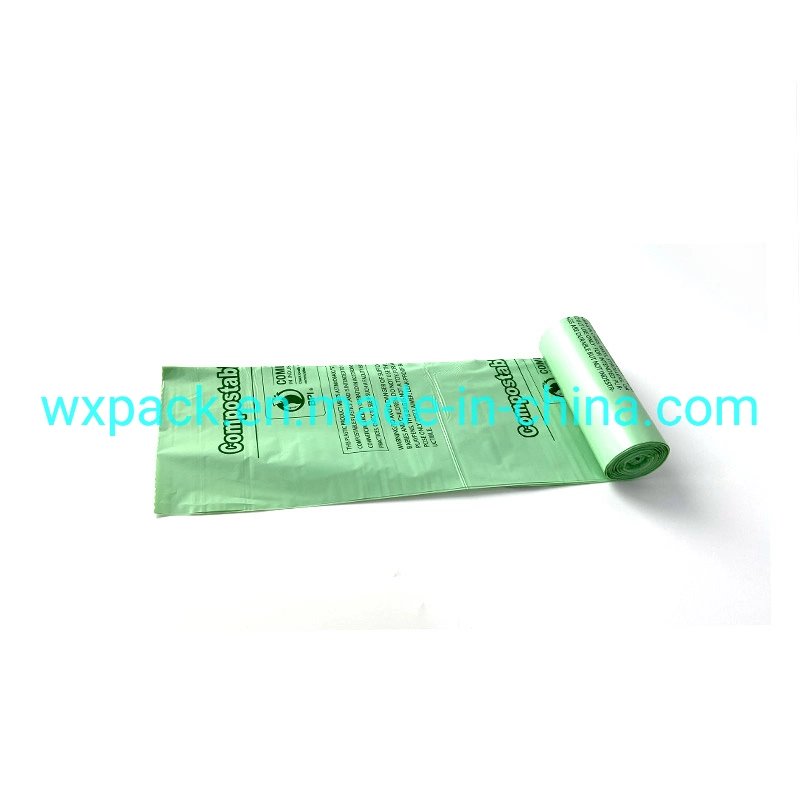 Eco Friendly 100% Biodegradable Cornstarch Trash Bags and Compostable Garbage Bags