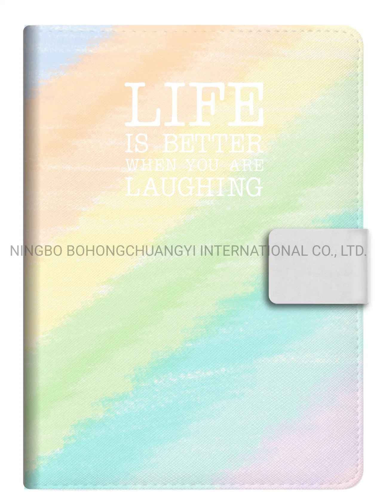 Custom PU Journal Notebook Diarywith Buckle Let All Love