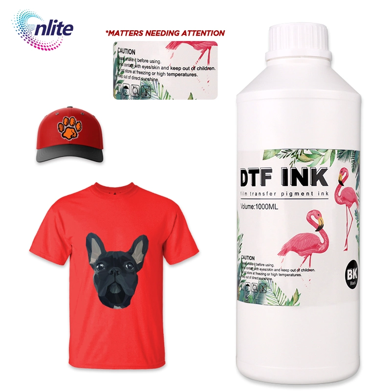 Green Color Printer Bottles F Color Dtf Inks 1 Litre Tinta Premium Unic Circulation Pump Dual Printhead Dtf Inks 1 Litre