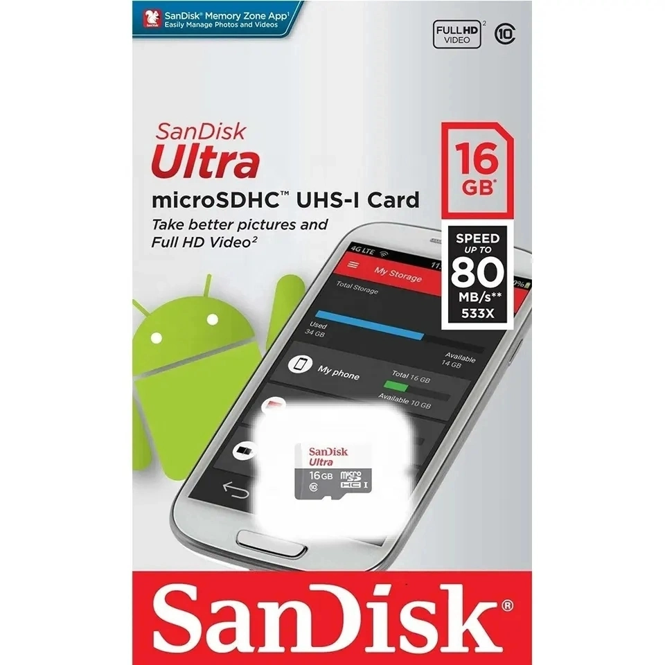 Authentic Ultra SD Card SDHC Class10 TF Card 2GB 4GB 8GB 16GB 32GB 64GB 128GB 256 GB 512GB Memory Card