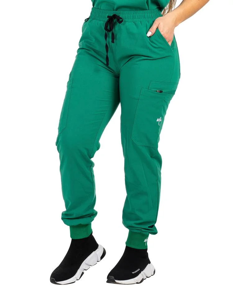 Manga curta Jogger Nurse Medical Fashion esfrega uniformes