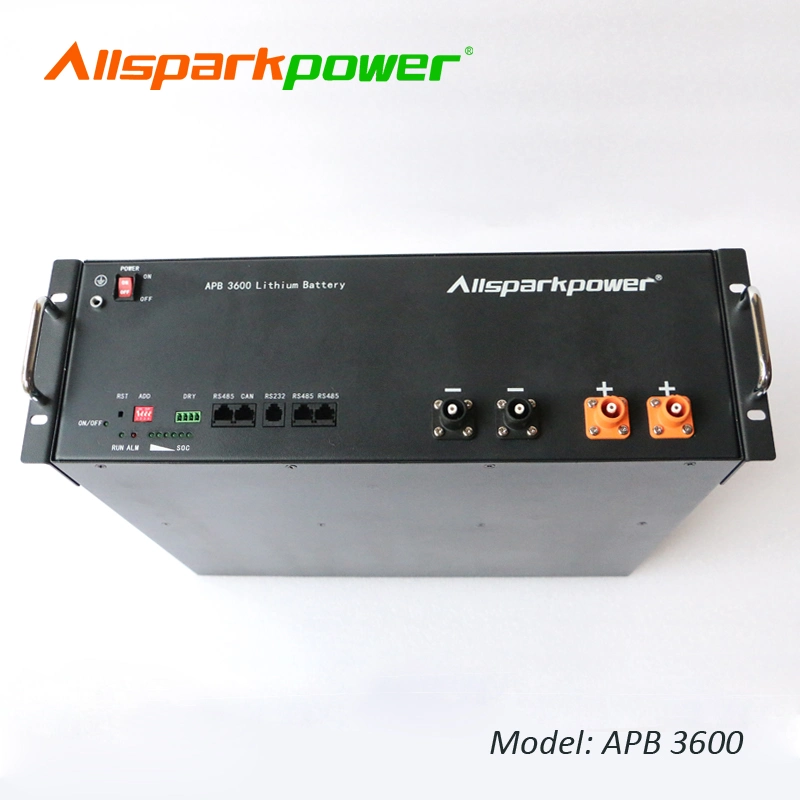 Battery Module Suppliers Great Power Allsparkpower Apb3600 48V 50ah 75ah 100ah LiFePO4 Battery Pack