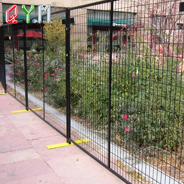 Road Construction Traffic Steel Crowd Control Temporary Fence