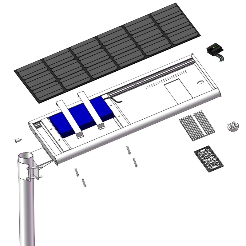 La publicité numérique extra lumineux Carte d'écran solaire de l'éclairage de rue