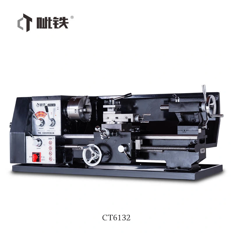 CT6132 Mini Manual de sobremesa de metal pequeño máquina de torno con CE