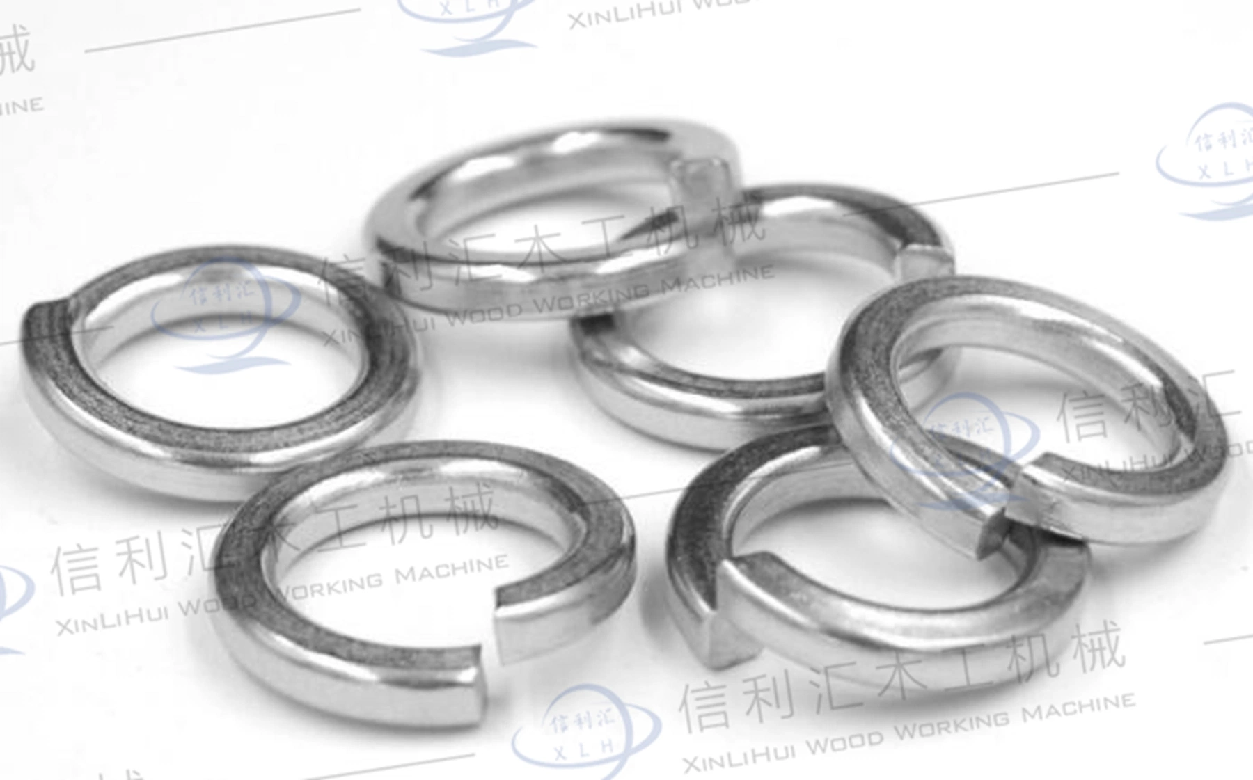 M6 Stainless Steel Spring Washers DIN 127 for Locking Screws Stainless Steel Wave Spring Pressure Parts Commercial Washers