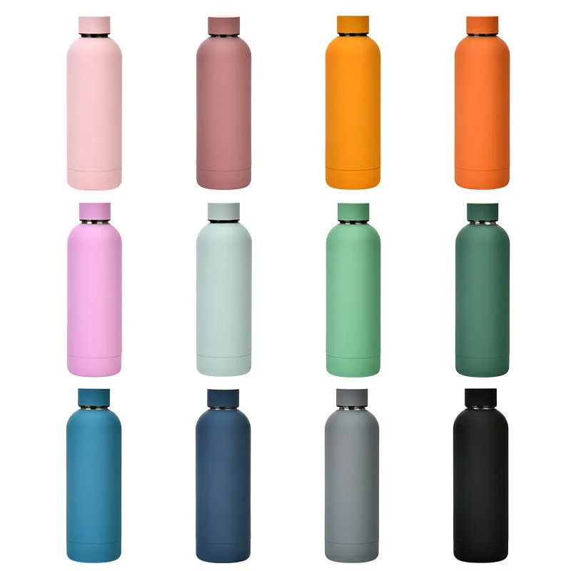 Outdoor Sports Portable Vacuum Insulated Drink Water Bottle Class Thermos Flask