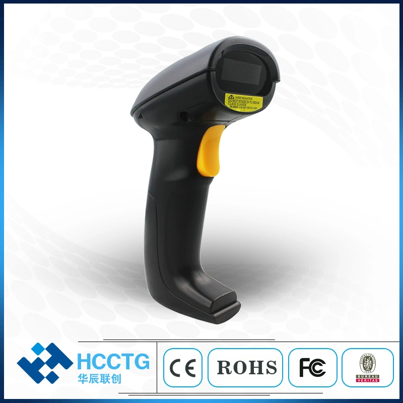 High Speed Handheld 1d Laser with USB/RS232/PS2 Interfaces Barcode Scanner (HS6100)