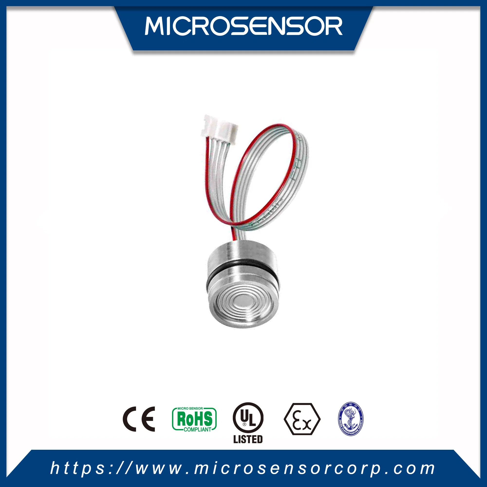 Microsensor MPM3801 0,25%FS Digital I2C Sensor de presión para la medición de presión de líquidos de gas