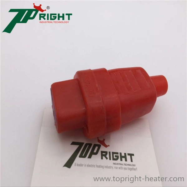 High Temperature European Silicone 35A Heater Plug & Porcelain Connector for Band Elements