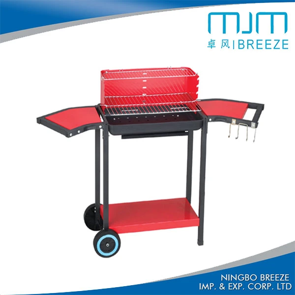 Professional Trolley Charcoal Barbecue Grill