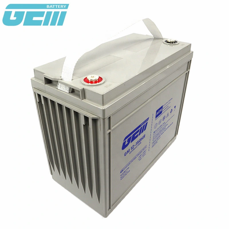 GEM Batterie 12V 150ah Deep-Cycle-Gel Solarbatterie für VRLA/SLA/SMF/MF/AGM/Wiederaufladbar/UPS/Blei-Säure/Pack/für Strom Lagerung/Inverter/Roller/CSA