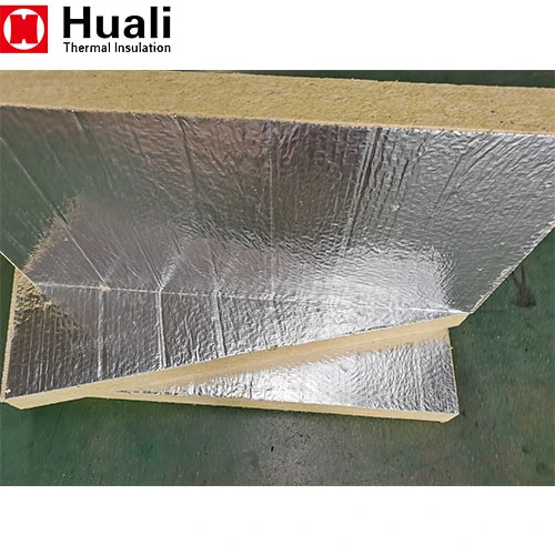 Best Price Good Quality 100mm Hydrophobic Acoustic Mineral Aluminum Foil Basalt Insulation Rock Wool Board