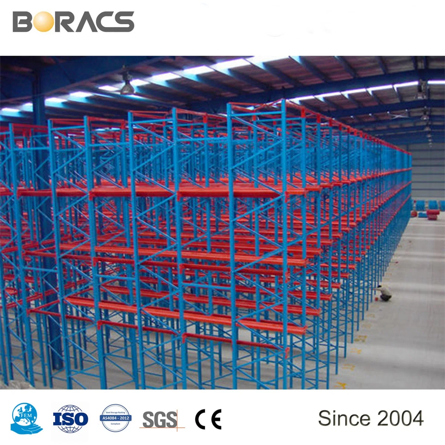 Heavy Duty Warehouse Used Drive in Pallet Storage Racking