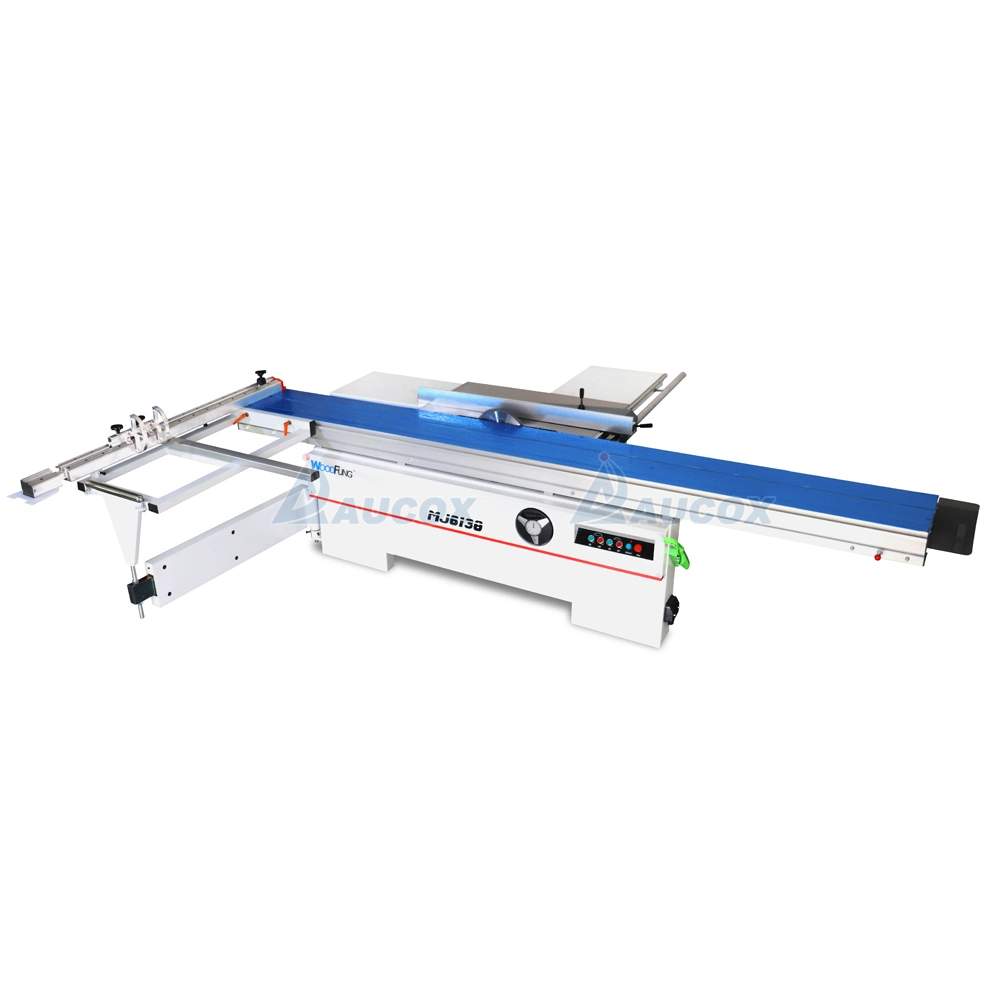 Woodfung Sliding Table Panel Saw Machine 45 or 90 Degree Sliding Table Wood Saw Automatic Precision Cutting Machine Price for Sale