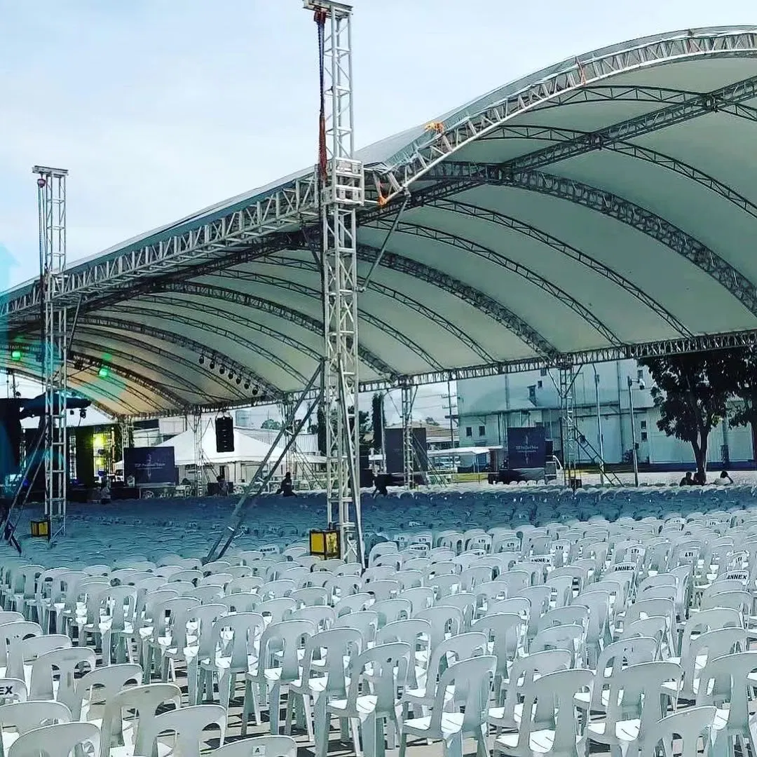 Stage Truss Spigot Type Design Arch Canopy Roof Truss System