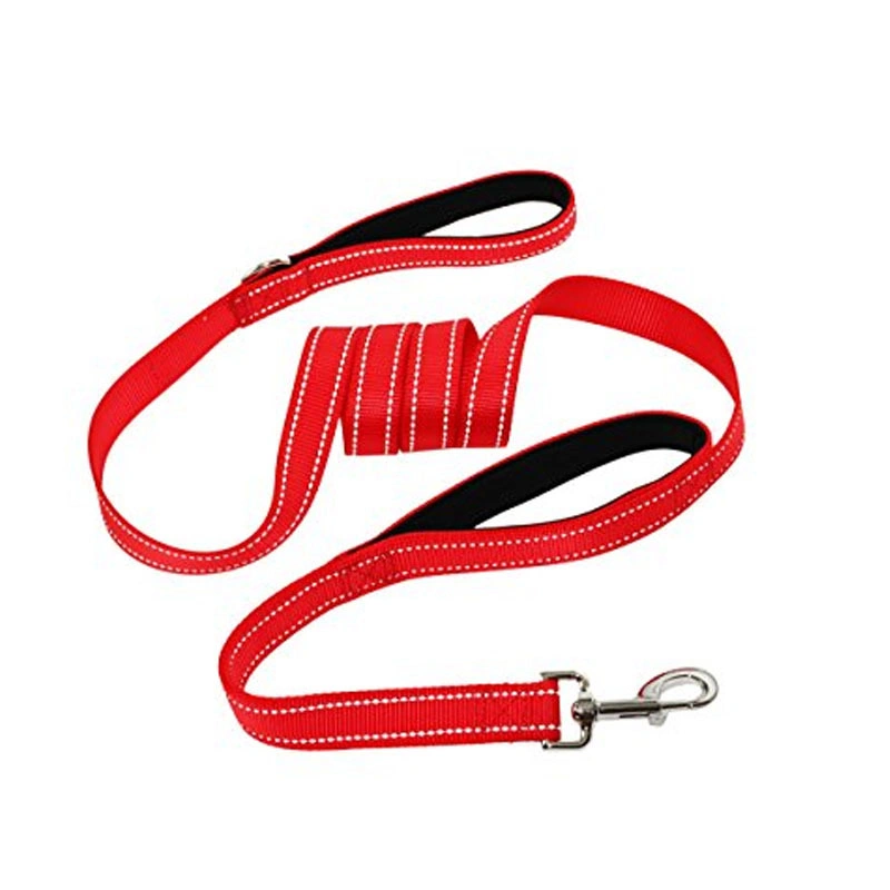 Towing Rope Dogs Pulling Large and Medium-Sized Dog Nylon Double-Layer Thick Reflective Dog Rope