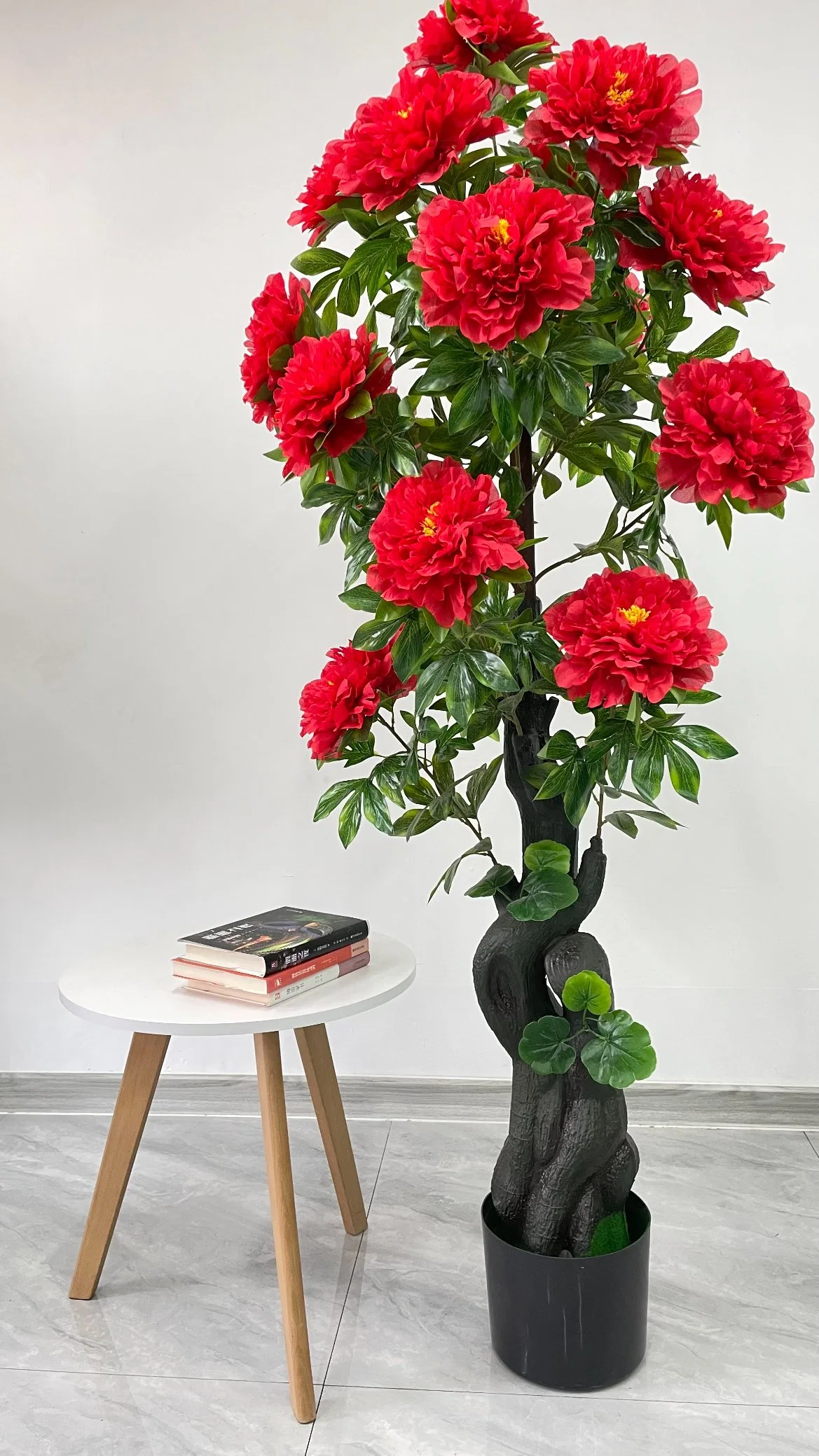 L'Aise Arhat Pole 16 pivoine peuvent être personnalisés, artificielle et plante décorative Fleur rouge arbre