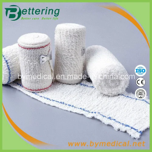 Natural Colour Cotton Spandex Medical Elastic Crepe Bandages