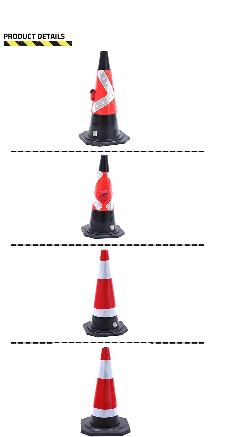 Red Reflective 700mm Traffic Road Safety Cone for Construction