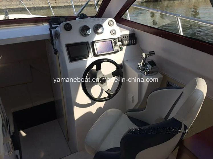 8,5M de fibra de vidrio y aluminio Cabin Cruiser Boat