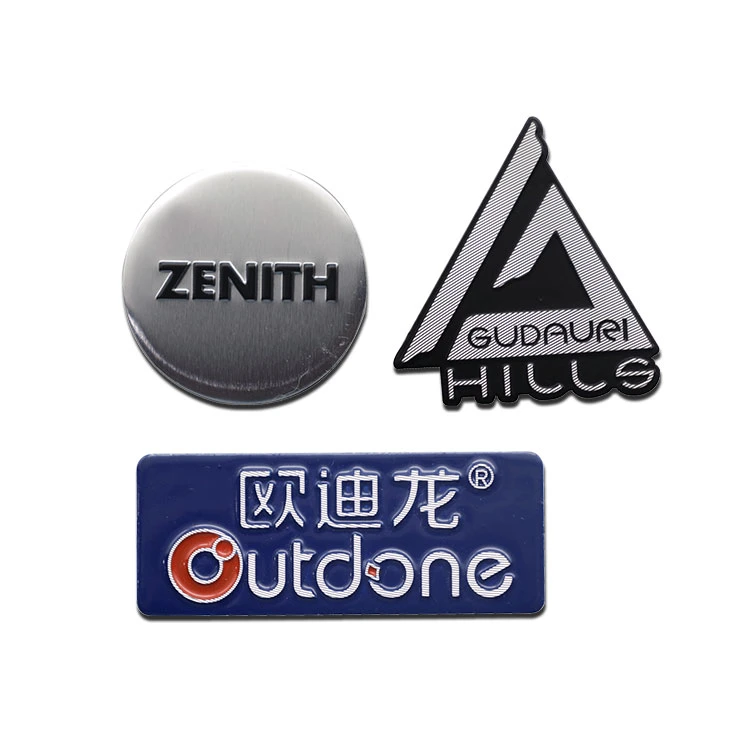 Advertising Metal Art Craft Product Label Anime Sticker Dog Key Tag Pin Fob Car Number Plate Emblem Badge Brand Logo