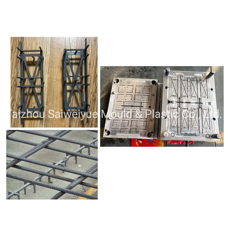 Custom Industries plástico concreto Rebar silla molde Construcción barra Rebar Molde de inyección de ruedas