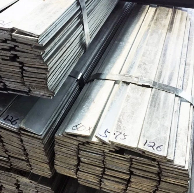 Customs Security Export Q235B Hot-DIP Galvanized Flat Steel/Hot-Rolled Flat Steel