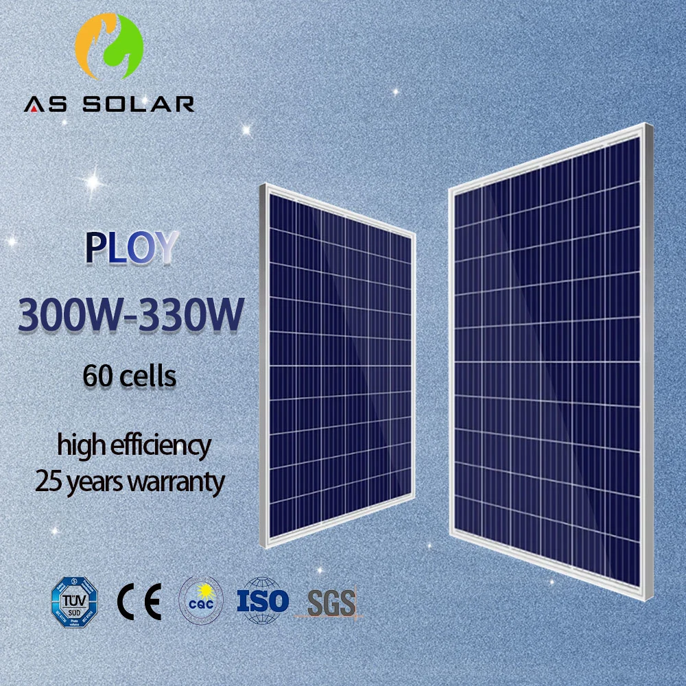 320W Polycrystalline Solar Cell Photovoltaic Panels for Home Roof