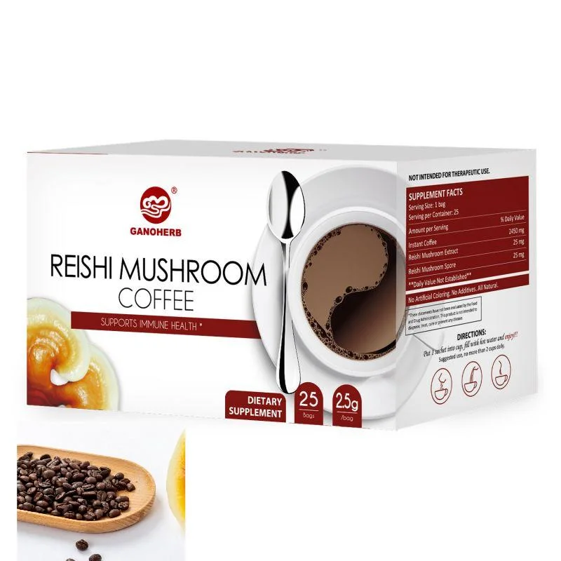 Ganoderma Coffee Free Shipping Reishi Instant Coffee with Ganoderma Extract Organic Black Coffee