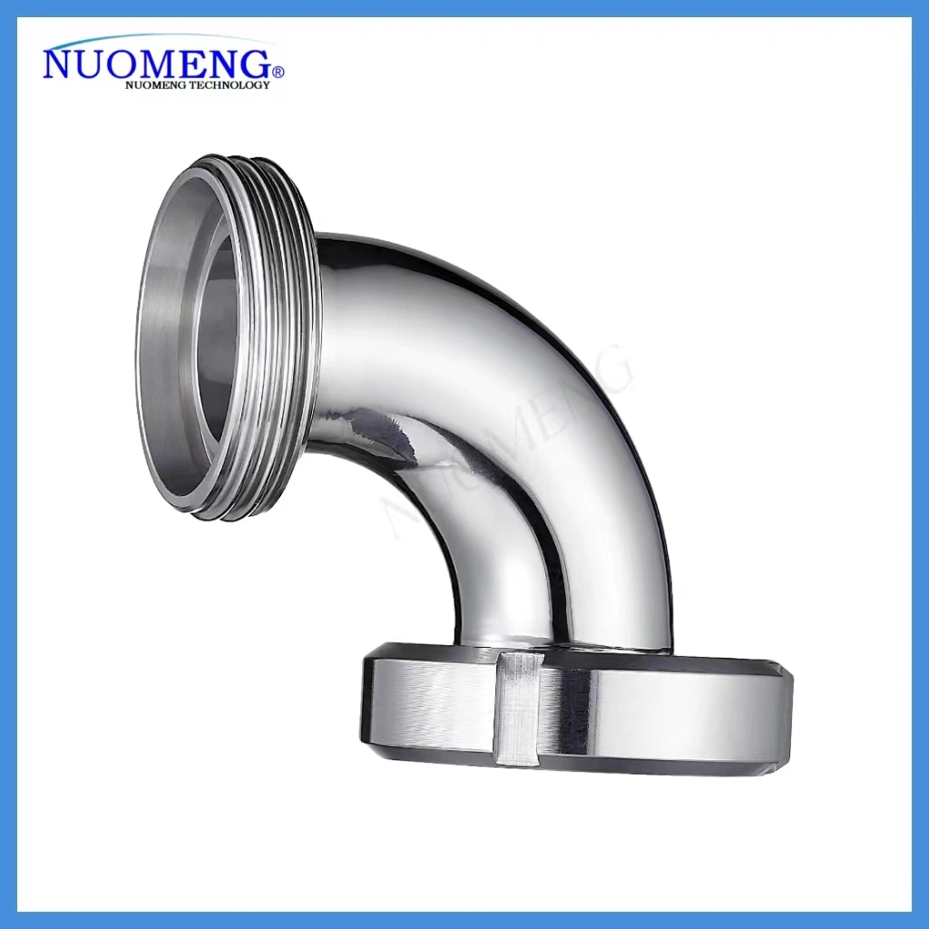 Sanitary Stainless Steel Pipe Fitting: 90 Degree Nut-Type Elbow SMS-Nm013440