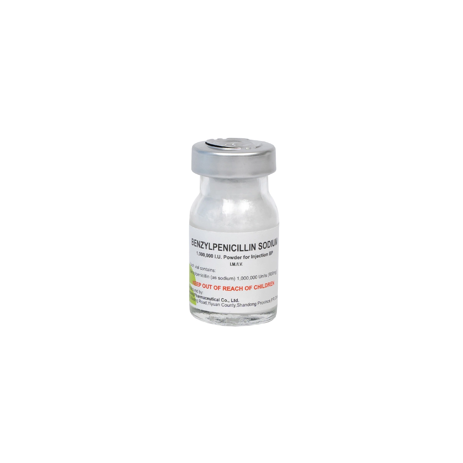 Sensitive Antibiotics/Benzylpenicillin Sodium for Injection/0.8mega; 1.0mega; 1.6mega; 5.0mega; 10mega/GMP Certificate