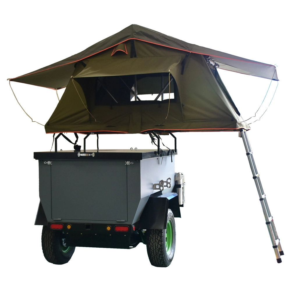 RV nuevo pequeño peso ultraligero carpa plegable de viaje río Bosque Camper tráiler