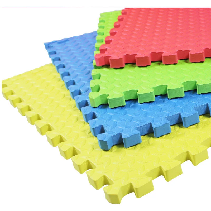 Customized Multi-Color Non Square Protective Floor Mat Interlocking Puzzle Mats and Jigsaw Mats