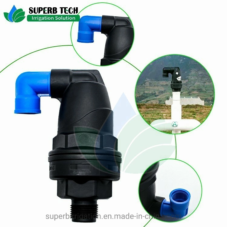 Farm Drip Irrigation Vacuum Air Release Valve Pipe Tube safety Valve