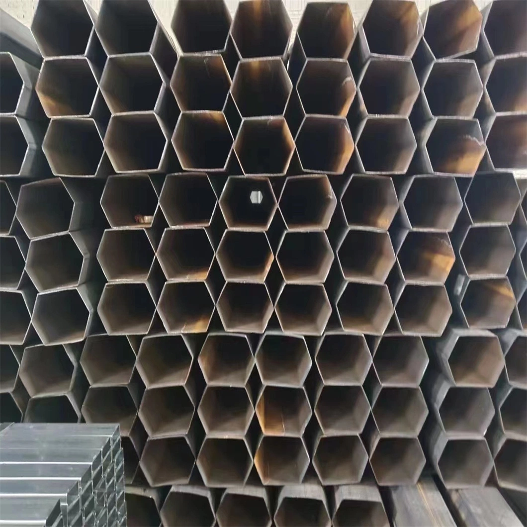 En 10219 ASTM A500 Black Steel Pipe ERW Pipe Customized Special Shaped Square Rectangular Triangle Octagonal Hex Welded Pipe