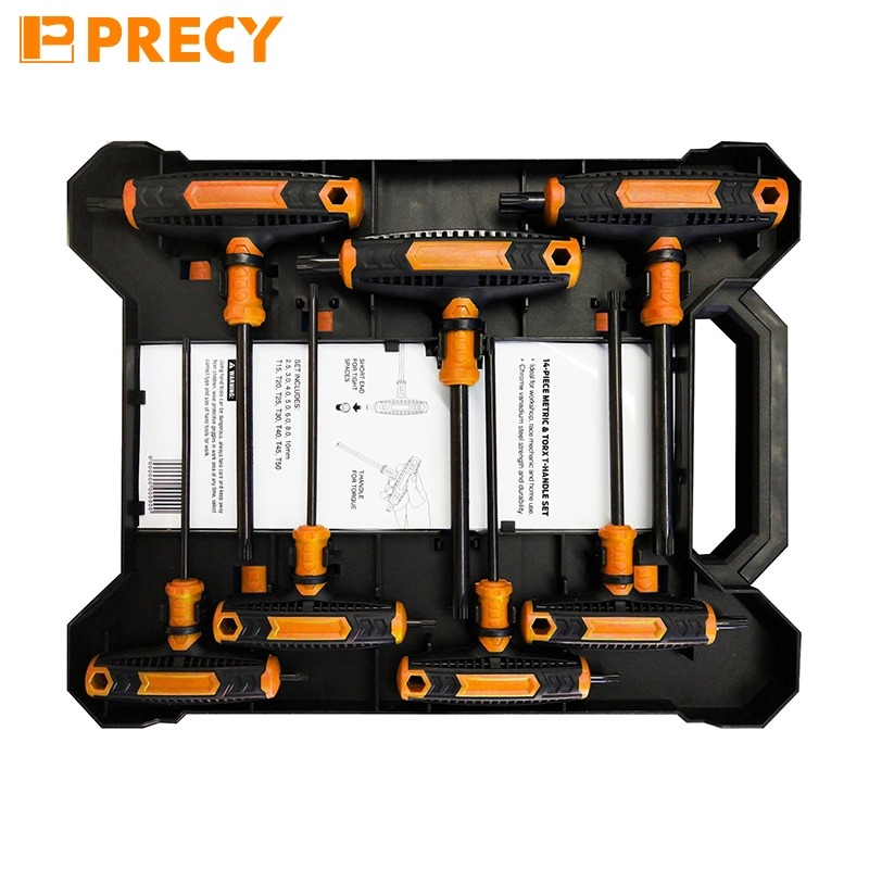 14PCS Metric & Torx T-Handle Wrench Set