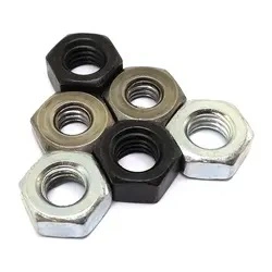 DIN934 Hexagon Bolt Carbon Steel Stainless Steel SS304 316 Hex Nuts