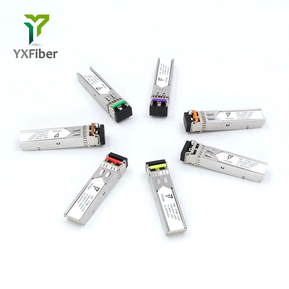 1.25g 20km LC SMF Compatible1550nm Gigabit Ethernet Bidi Fiber 1310nm SFP Optical